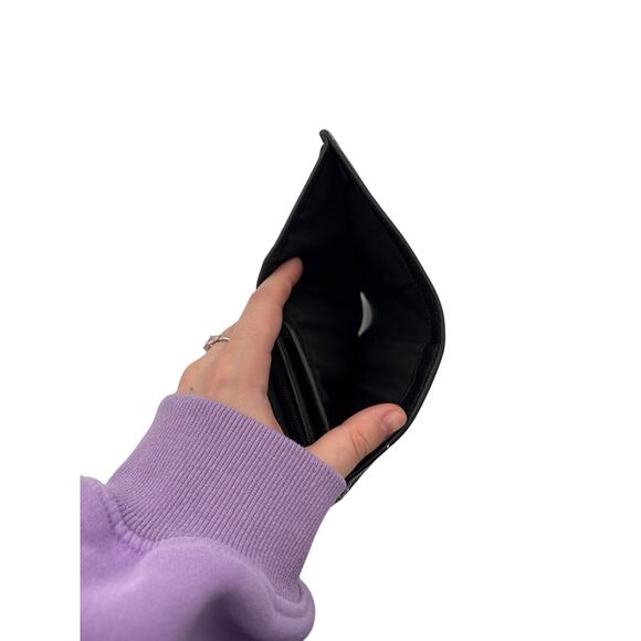 Women’s Coach Grey and Black Wallet w/ Faux Buckle - Picture 5 of 5